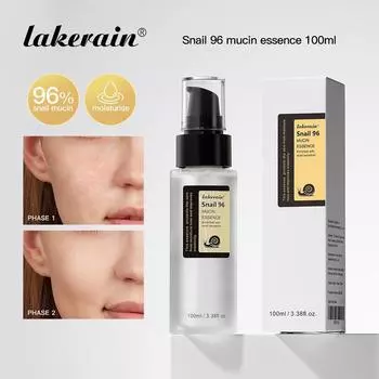 Lakerain Snail Moisturizing Essence Liquid Увлажняющая, увлажняющая, увлажняющая эссенция для лица