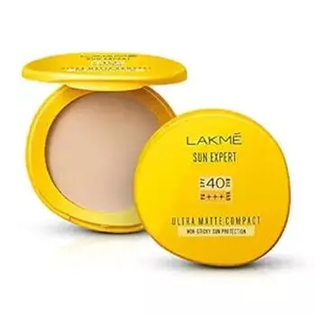 Lakme Sun Expert Ultra Matte Spf 40 Pa+++ Компактный, нежирный, нелипкий, для индийской кожи, придает лицу ровный тон, 7 г