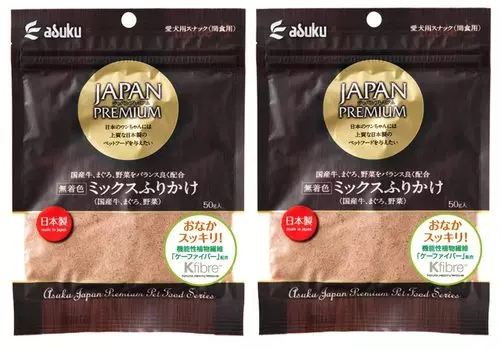 Лакомства для собак Japan Premium Domestic Furikake, 50 г x 2 (Домашняя говядина, тунец, овощи)