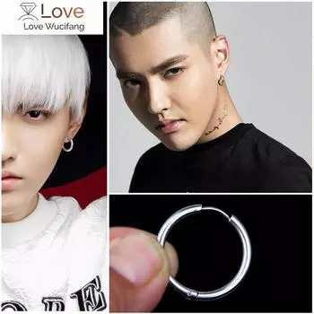 Лаконичные мужские, женские, женские, женские, полированные, гладкие, круглые серьги, медицинские, антиаллергические, из нержавеющей стали, модные ювелирные изделия 857