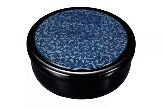 Лаковая чайная чашка Kishu Ruri Komon 21554 10,5 (сундук для чая)