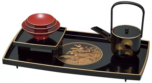 Лаковая посуда Маэджу Сётикубай Тосоки 9L-003