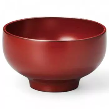 Лаковая посуда с подлинным «Сделано в Японии» J-kitchens Миска, Деревянная, Расписанная вручную, Лаковая, PID-529487,