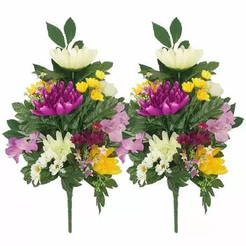 Лаковые изделия для Будды 1 искусственные для больших могил, цветы, пара, 51см, цветы, алтари,