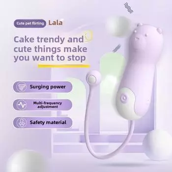 Лала Мишка Милый Забавный Прыгающее Яйцо 10 Режимов Вибрации Женская Мастурбация Флирт Палочка USB Перезаряжаемые Товары для Взрослых jumping egg