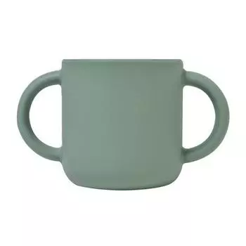 Lalabee силиконовая детская чашка, зеленая, 1 шт.