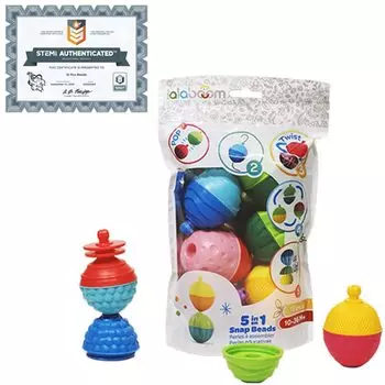 Lalaboom Baby Toy Lalaboom Beads 12 шт. BL100 Оригинальный продукт