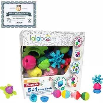 Lalaboom Baby Toy Lalaboom Beads 48 шт. BL450 Оригинальный продукт