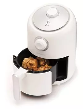 LALALUCTUS Аэрофритюрница Аэрофритюрница Электрическая фритюрница Можно мыть в посудомоечной машине Жареная еда без масла Регулировка температуры на столешнице Функция таймера В комплект входит книга рецептов