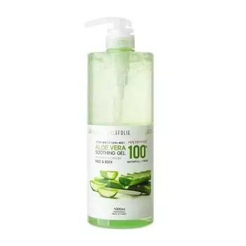 Lalapoli Aloe Vera 100 Успокаивающий гель, 1000мл, 1 шт. Популярная корейская косметика