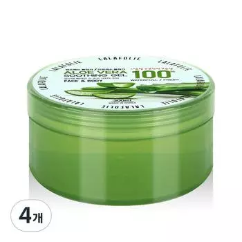 Успокаивающий гель Lalapoli Aloe Vera, 300 мл, 4 шт.