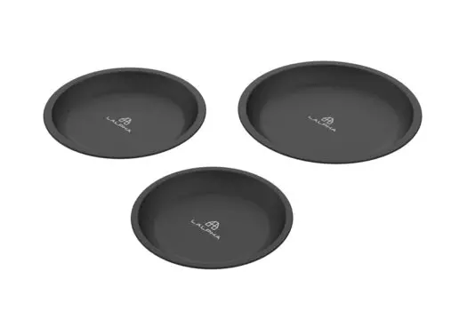 LALPHA набор столовых приборов из 3 предметов, нержавеющая сталь, чехол для хранения для кемпинга и барбекю, черный TW-040BK чёрный