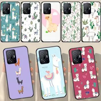 Лама лама альпака для POCO X5 X3 F5 Pro X4 F4 GT M5s C40 F3 чехол для Xiaomi 13 Lite 12 11T 12T Pro 12X чехол POCO X4 GT