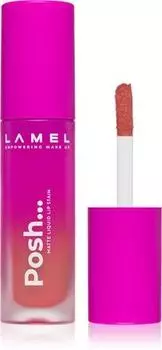 LAMEL Posh Matte Liquid Lip Stain стойкая матовая жидкая помада TU прозрачный