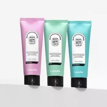 Lamelin Mild Cleansing Foam Set Cica Hyaluronic Collagen NONE