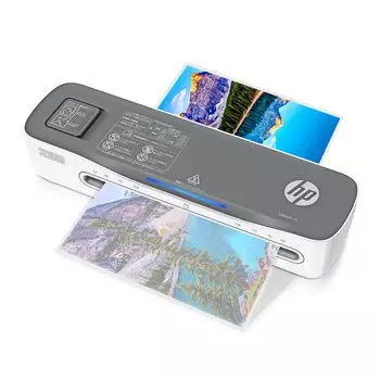 Ламинатор HP Совместимость с форматом до A4 Обработка ламинирования Обработка пакетов Непрерывное использование 2 часа примерно 3 минуты Простота эксплуатации