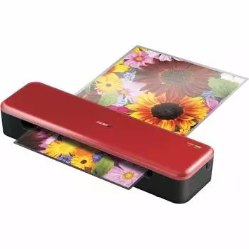 Ламинатор Iris Ohyama Совместим со временем 35 секунд Функция реверса Без пузырьков Красный A3/A4 Разогрев Противоволнистый HSL-A34-R