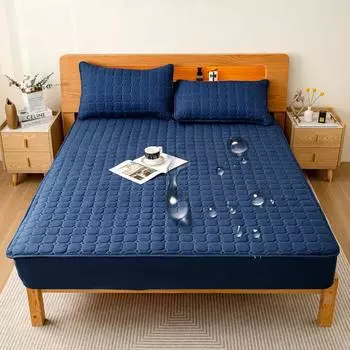 Ламинированное хлопковое покрывало, цельное, однотонное, покрывало Simmons, водонепроницаемое покрывало, простыня, чехол от пыли, разные размеры 120cmx200cm 2pcs