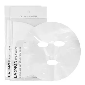 Одноразовая маска-обертывание для лица Lamont Lash Monster, 100 шт., 2 шт.