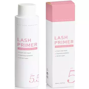 Lamont Lash Monster Mildly Adic Lash Primer Eyelash Large Capacity Cleaner 200 мл, 1 шт.