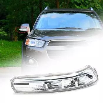 Лампа бокового зеркала заднего вида, модифицированные правые части, надежный стабильный зеркальный светильник указателя поворота для