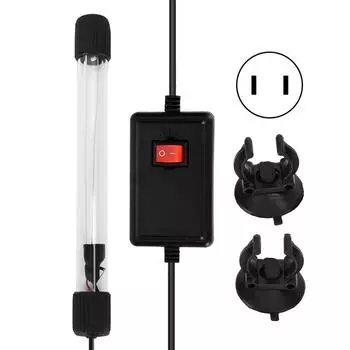 Лампа для аквариума УФ-стерилизация ультрафиолетом удаление водорослей дайвинг аквариумная лампа для пруда с рыбками вилка США 110 В