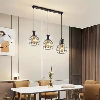 Лампа для гостиной в стиле ретро, гардеробная, проход, балкон, креативный, простой и атмосферный дом, креативный ресторан, спальня, лампы No light bulb