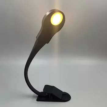Лампа для книг с защитой глаз, регулируемая светодиодная лампа для чтения с сенсорным управлением, регулируемая гибкая USB-защелка на перезаряжаемой книге 0.5