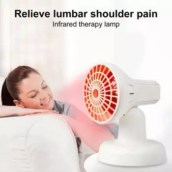 Лампа для лечения болей в теле, кожи, штепсельная вилка стандарта США, инфракрасная фототерапия, регулируемый угол, усиление US Plug