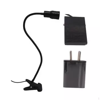 Лампа для наращивания ресниц, лампа для отверждения клея, профессиональная, гибкая гусиная шея с зажимом