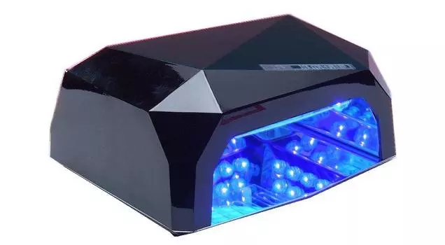 Лампа для ногтей LED002 36 Вт черная с функцией таймера Также для ногтей на ногах чёрный