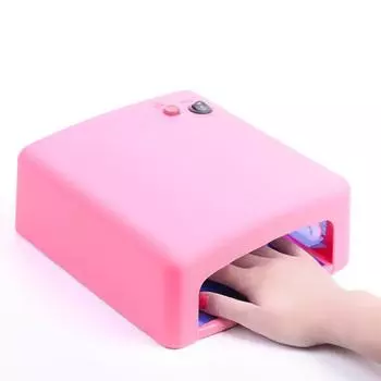 Лампа для ногтей, Маникюрный станок, Лампа, Лампа для запекания 36 Вт, Лампа для ногтей с таймером One Size розовый