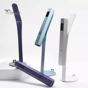 Лампа для ногтей с подставкой, гелевая лампа для ногтей с магнитной головкой, регулируемая УФ-светильник для ногтей для домашнего салона, маникюра, путешествия, сушилка для ногтей фиолетовый