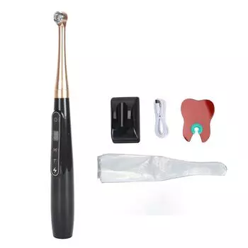 Лампа для отверждения ногтей 1S 6 режимов Многофункциональная портативная гелевая лампа для ногтей для обнаружения зубов черная