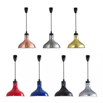 Лампа для подогрева пищи, в комплект не входит, регулируемая длина 70-160 см, E27, лампа для подогрева пищи, для жареной курицы, кухни, ресторана, жареной еды Red