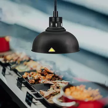 Лампа для подогрева шведского стола, регулируемая длина, 60–180 см, жареная еда, E27, тепло для общественного питания argent