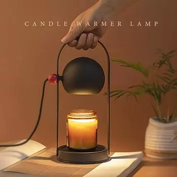 Лампа для подогрева свечей Металлическая винтажная лампа для подогрева свечей для ароматерапии Настольная лампа для свечей 110?220 В, вилка европейского стандарта
