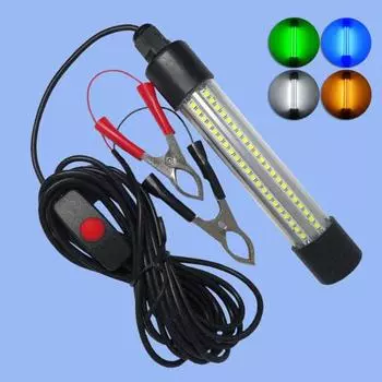 Лампа для подводной рыбалки, светодиодная лампа для привлечения рыбы, ПК, нежная погружная лодка, ночь для корабля