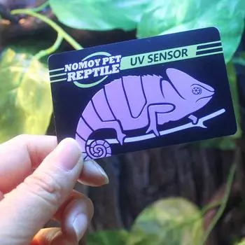 Лампа для рептилий Uvb тест-карта УФ-тесты бумажный тестер измеритель товары для животных