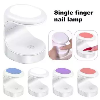 Лампа для сушки ногтей Двойные источники света Компактный размер Энергосберегающий Без бликов Автоматическое подключение Быстросохнущий розовый