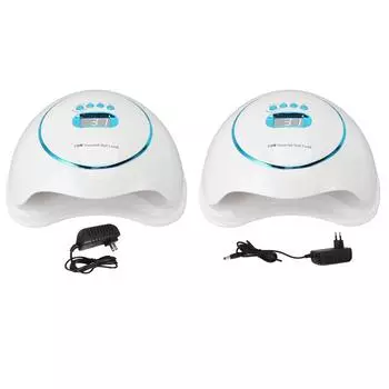 Лампа для сушки ногтей, мощная, с автоматическим датчиком, маленькая, портативная, многофункциональная, быстрая, УФ-лампа для ногтей для дома EU Plug