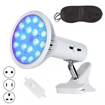 Лампа для терапии синего света Портативное устройство для удаления прыщей у детей, лечение желтухи, светодиодное терапевтическое устройство 110?240В EU Plug