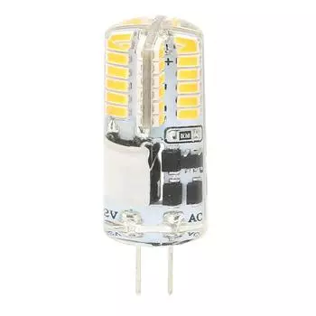 Лампа G4 48LED лампочка 3W 300LM Bi Pin Light NonDimmable для люстр AC DC 12V(Теплый белый