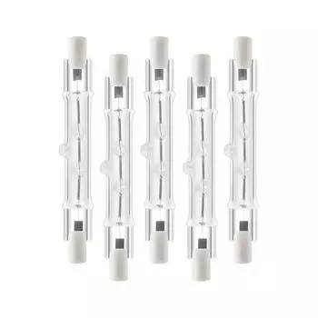 Лампа Linear Halogena R7S, Регулируемая лампа для строительства, освещение Paisagem, Trabalho, 5 шт., 300 Вт, 230 В WHITE белый