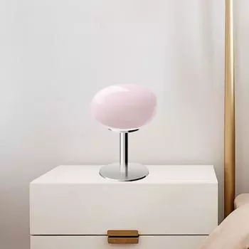 Лампа Lollipops, настольная лампа из скандинавского стекла, прочная лампа E27, современная модная настольная лампа для домашнего офиса, вечеринки, детей белый