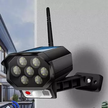 Лампа мониторинга для моделирования, поддельная камера, солнечная энергия, индукционный настенный светильник для человеческого тела, бытовой уличный противоворовый водонепроницаемый уличный фонарь