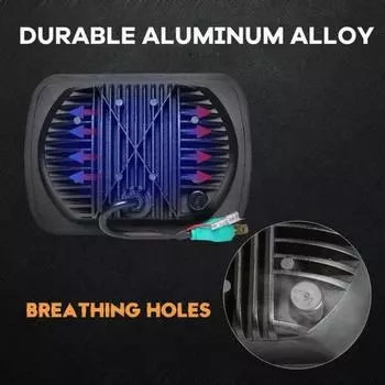 Лампа накаливания Супер яркая многофункциональная прямоугольная 105 Вт светодиодная фара для автомобиля для грузовика