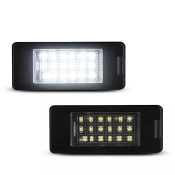 Лампа номерного знака 1,44 Вт, 8–30 В, светодиодная лампа белого цвета, ярче