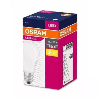 Лампа Osram Cla60 85W Led Value 806Lm E27 Желтый свет