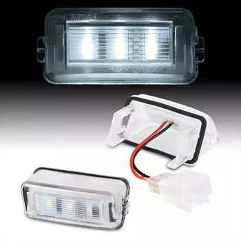 Лампа освещения номерного знака для Citroen BERLINGO SAXO Peugeot 206 406 Partner Tepee Лампа освещения номерного знака